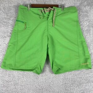 Patagonia Mens Board Swim Shorts Size 36 Unlined Summer Beach Summer Lime Green‎